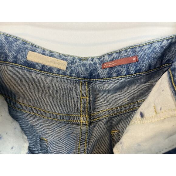 Pilcro Womens 28 Waist Cutoff Shorts Denim jean Faded - Picture 5 of 9